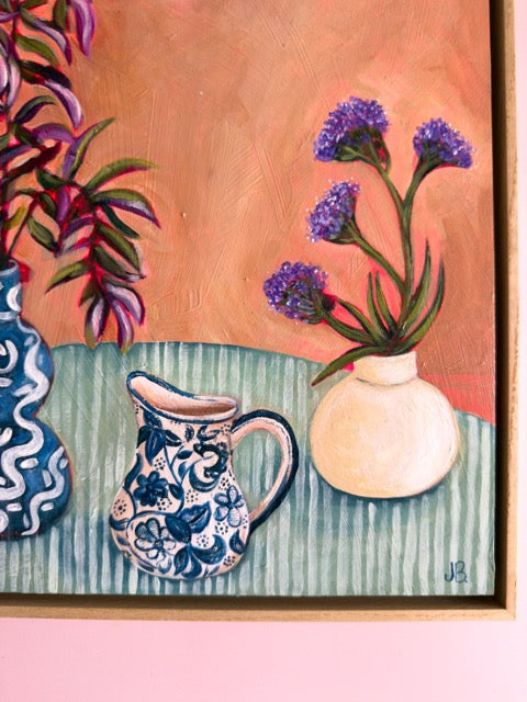 Sea Lavender with Jug