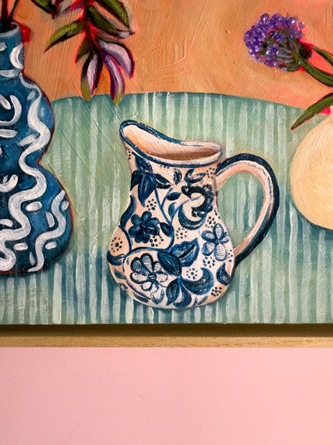 Sea Lavender with Jug
