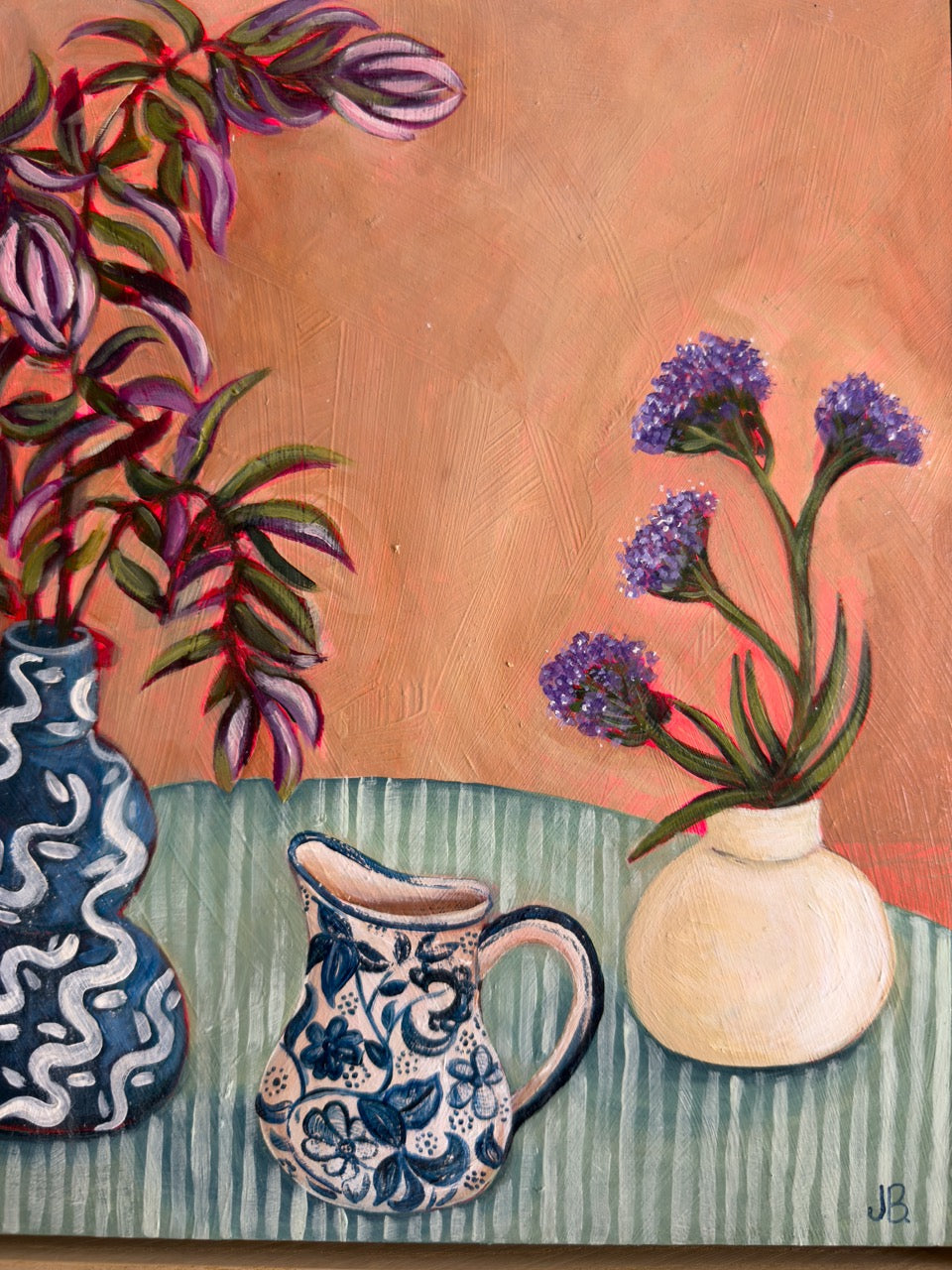 Sea Lavender with Jug