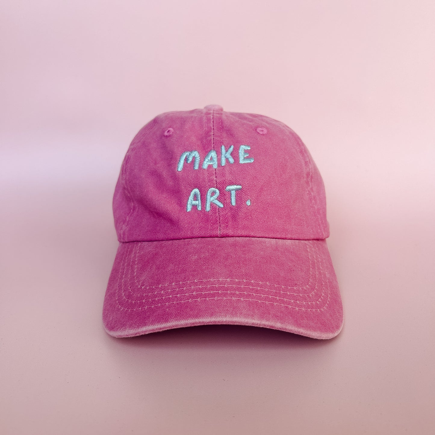 ‘Make Art.’ Acid Washed Cap