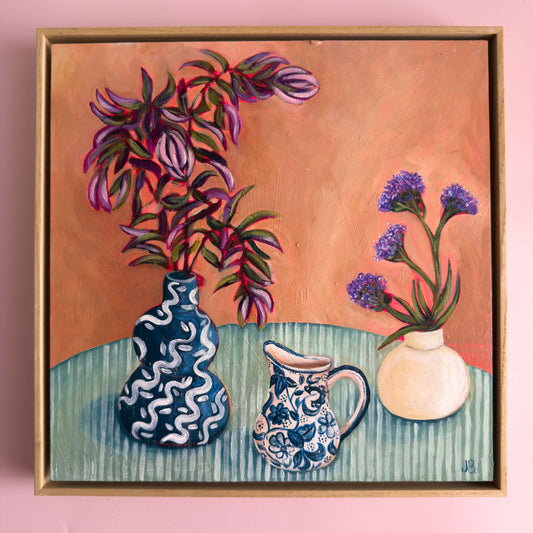 Sea Lavender with Jug